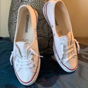 Converse slip on canvas shoes